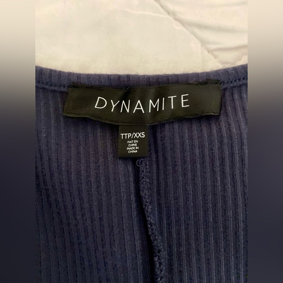 Rae Rib Henley Dress | DYNAMITE - Picture 11 of 11